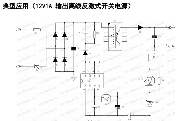 开关电源适配器芯片12V1ADK112低功耗驱动芯片电路设计(图2)